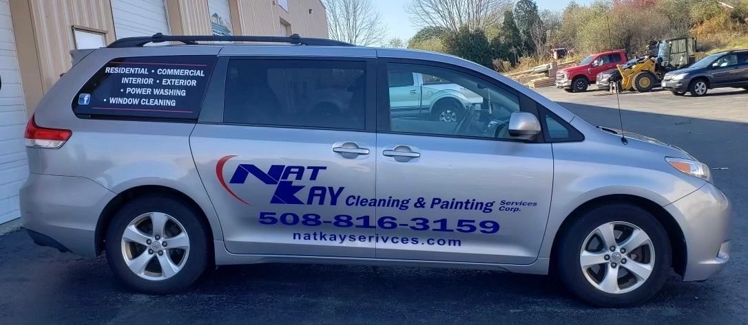 Nat Kay Cleaning and Painting van